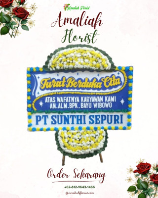 Papan Bunga Duka di Peterongan